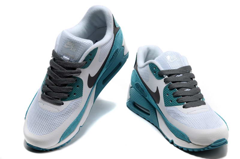 Air Max 90 Hyperfuse fourrure Chaussures Femmes Blanc Vert (2)